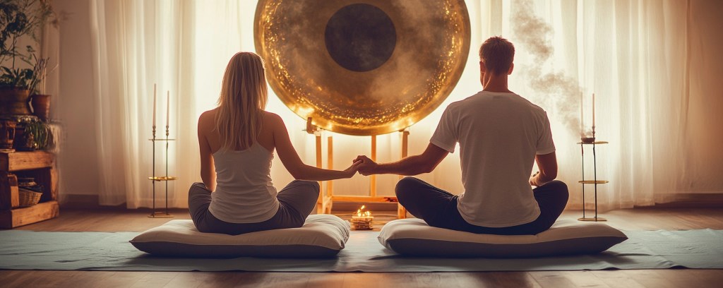 Gongu meditācija pāriem